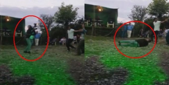 Maganda kurşunu kameramanı alnından böyle vurdu! Maganda kurşunu kameramanı alnından böyle vurdu!