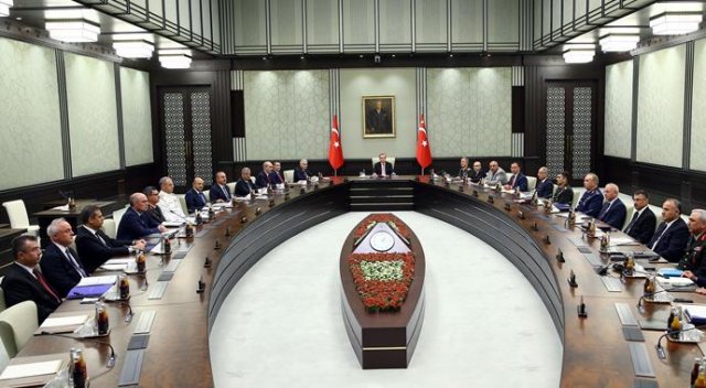 MGK'da dikkat çeken detay MGK'da dikkat çeken detay