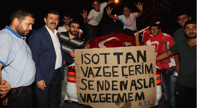 Şanlıurfalılar Cumhurbaşkanı için isottan bile vazgeçti Şanlıurfalılar Cumhurbaşkanı için isottan bile vazgeçti