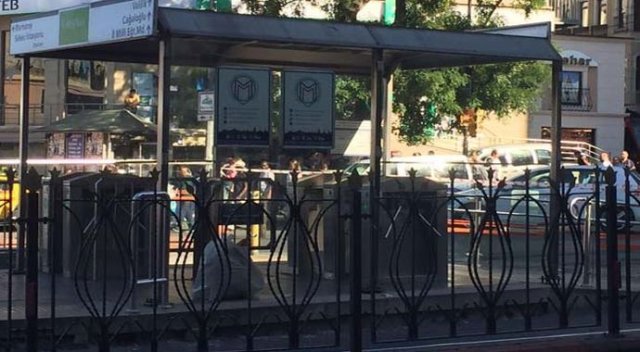 Sirkeci'de alarm! Tramvay seferleri durduruldu