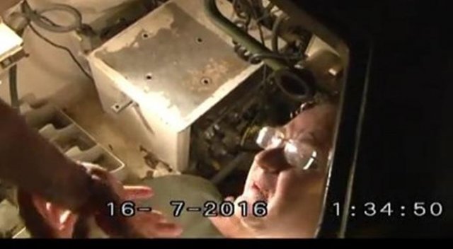 Tanktaki o Emniyet Müdürü'nün son görüntüsü Tanktaki o Emniyet Müdürü'nün son görüntüsü