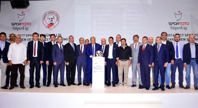 Turgay Şeren&#039;in isminin verildiği Süper Lig&#039;de 2016-17 sezonunun fikstürü çekildi