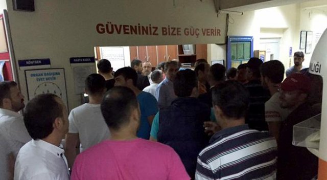 Vatandaşlar kan vermek için kuyruğa girdi Vatandaşlar kan vermek için kuyruğa girdi