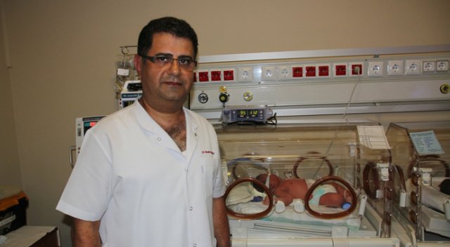 Bu bebek 5 kilo 750 gram doğdu