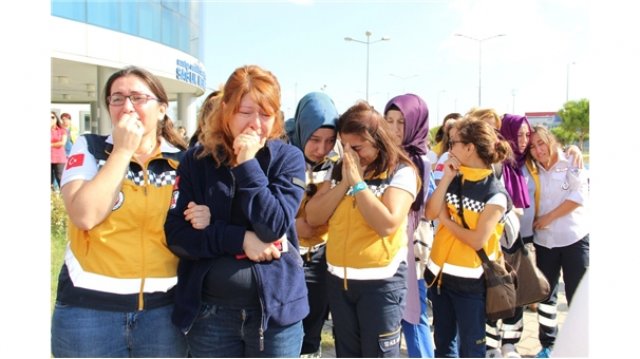 112 acil servisin acı günü! Gözyaşları sel oldu
