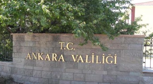 Ankara Valiliği'nden FETÖ açıklaması Ankara Valiliği'nden FETÖ açıklaması