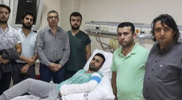 Asistan doktorun kolu hasta tarafından kırıldı