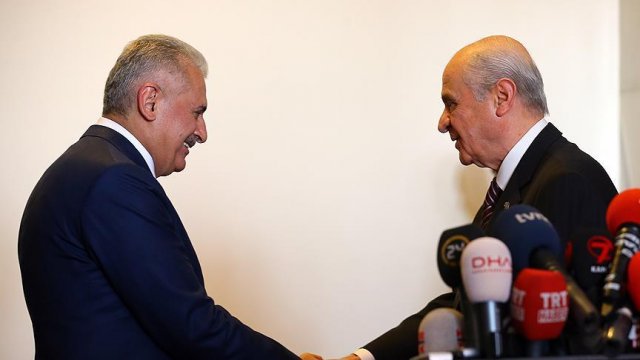 Başbakan Yıldırım ile MHP Lideri Bahçeli telefonda görüştü