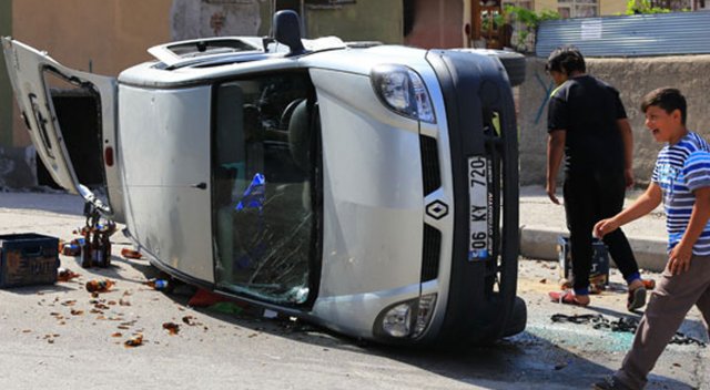 Başkent&#039;te trafik kazası: 1 yaralı