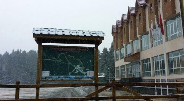Bolu'ya kar yağdı Bolu'ya kar yağdı
