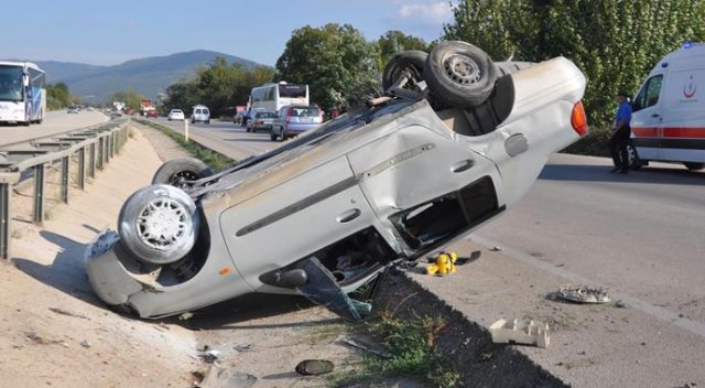 Bursa&#039;da 5 ayrı kaza: 18 yaralı