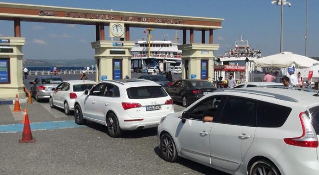 Çanakkale&#039;de dönüş yoğunluğu