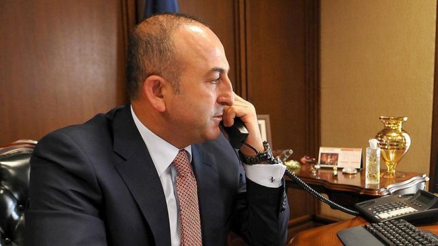 Dışişleri Bakanı Çavuşoğlu, ABD&#039;li mevkidaşı Kerry ile görüştü