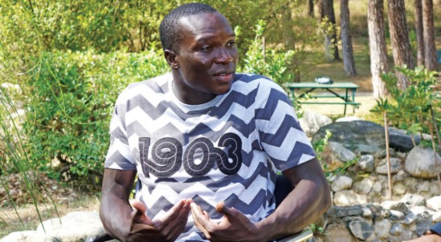 Filozof golcü Aboubakar'dan özel açıklamar Filozof golcü Aboubakar'dan özel açıklamar