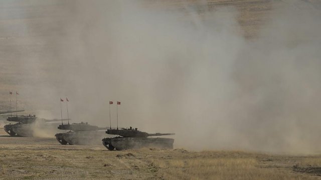 Fırat Kalkanı Harekatı kapsamında terörist hedefler vuruldu