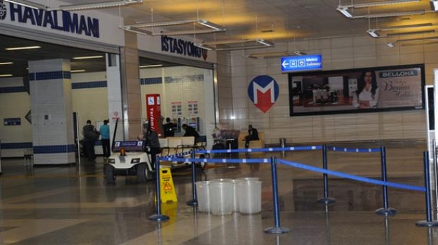 Havalimanı metrosuna x-ray cihazları konuldu
