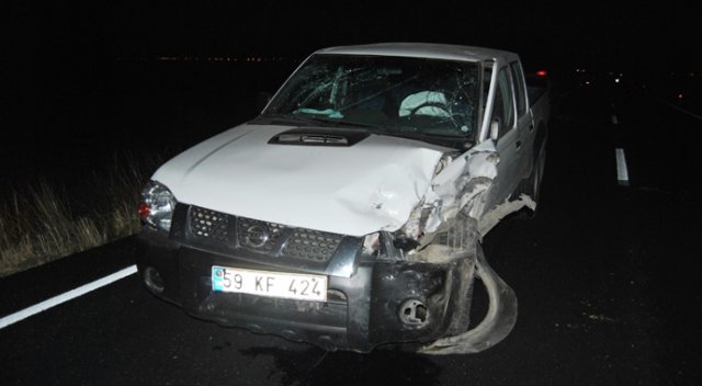 Hayrabolu'da iki otomobil çarpıştı: 7 yaralı Hayrabolu'da iki otomobil çarpıştı: 7 yaralı