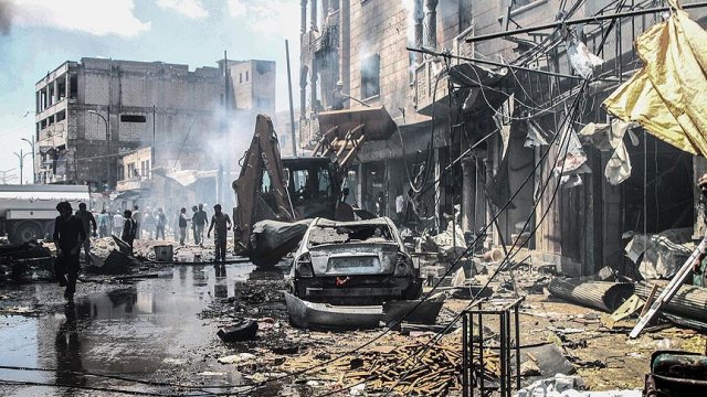 Katil Esad güçleri çarşıyı vurdu: 28 ölü, 41 yaralı