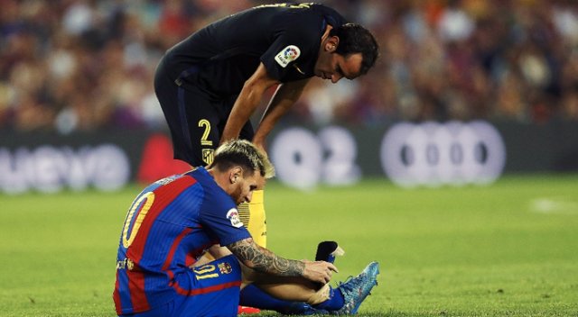 Lionel Messi 3 hafta yok Lionel Messi 3 hafta yok