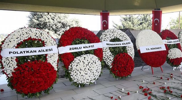 Menderes, Zorlu ve Polatkan anılıyor Menderes, Zorlu ve Polatkan anılıyor