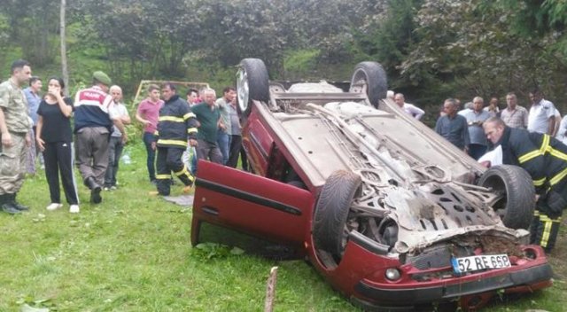 Ordu&#039;da feci kaza