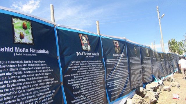 PKK tarafından katledilenler anıldı PKK tarafından katledilenler anıldı