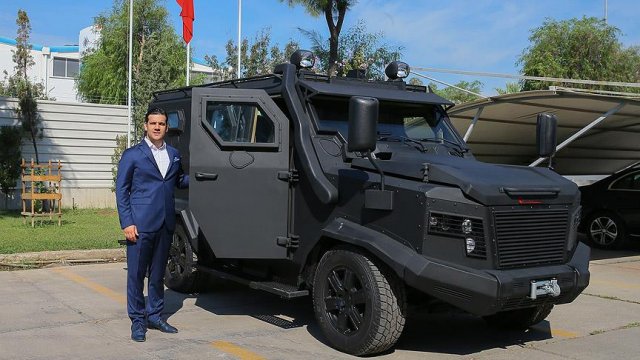 Terörle mücadeleye &#039;nanoteknolojik zırhlı araç&#039; desteği