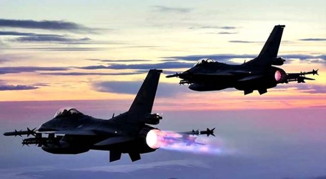 TSK&#039;dan Irak&#039;ın kuzeyine hava harekatı