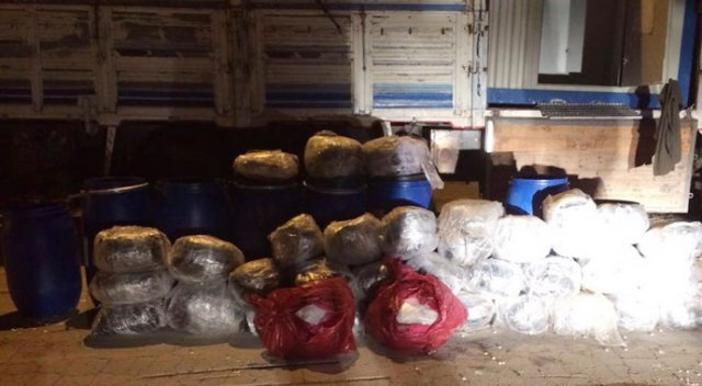 Varillerden 190 kilo esrar çıktı