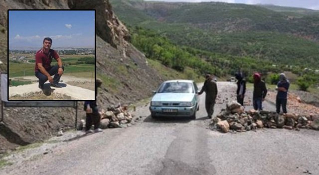 Yol kesen teröristler korucuyu şehit etti Yol kesen teröristler korucuyu şehit etti