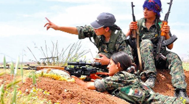 YPG çocukları militan yapıyor YPG çocukları militan yapıyor