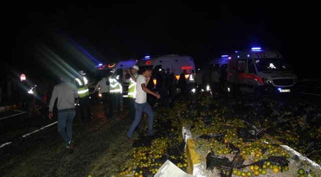 Ankara&#039;da feci kaza: 1&#039;i ağır 24 yaralı