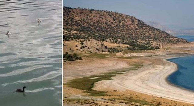 Burdur Gölü'ndeki kuş sayısı 125 binden 2 bine düştü
