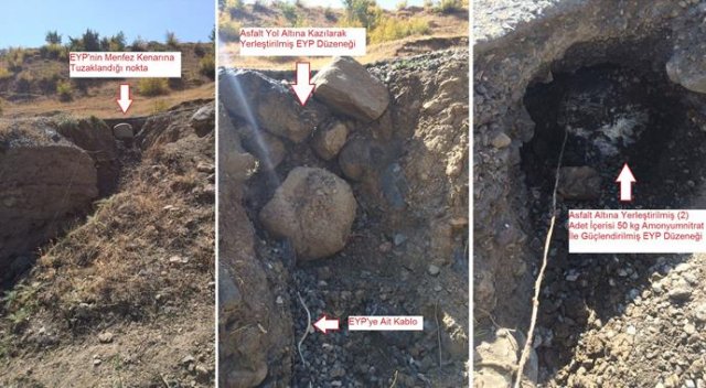 Diyarbakır Kulp'ta 100 kilo patlayıcı imha edildi Diyarbakır Kulp'ta 100 kilo patlayıcı imha edildi