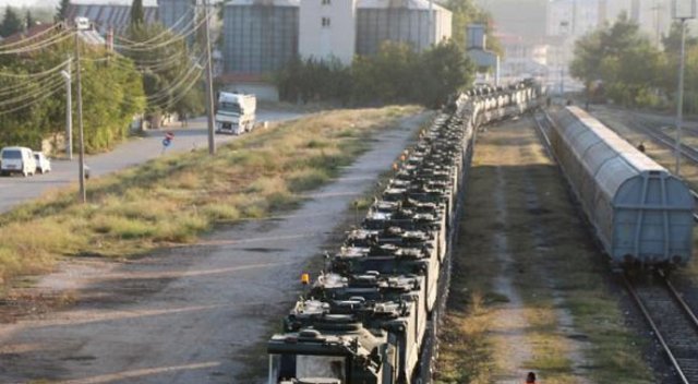 Etimesgut'taki zırhlı birlikler Burdur'a gelmeye başladı Etimesgut'taki zırhlı birlikler Burdur'a gelmeye başladı