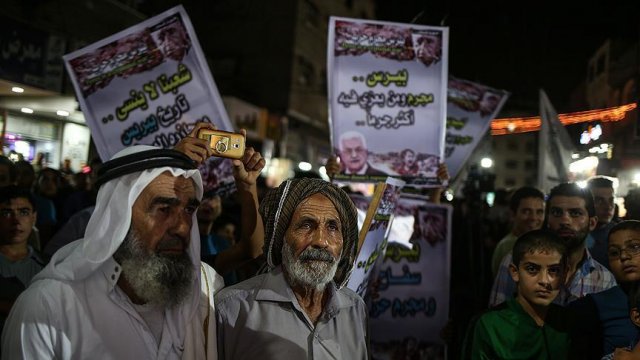 Gazze'de Abbas'a Peres tepkisi Gazze'de Abbas'a Peres tepkisi