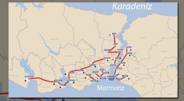 İstanbul'un altına tam 145 km tünel İstanbul'un altına tam 145 km tünel