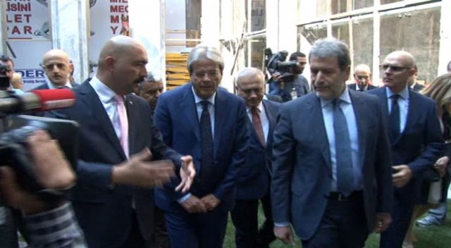İtalya Dışişleri Bakanı TBMM&#039;yi gezdi