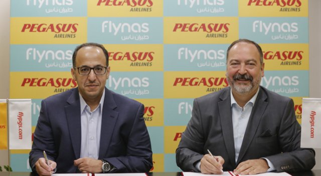 Pegasus ile  Flynas ortak uçuracak