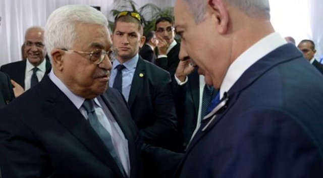 Peres'in cenaze törenine katılan Abbas’a öfke