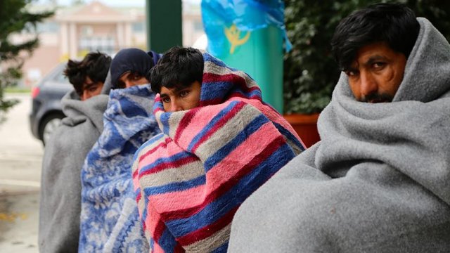 Sığınmacıların Macaristan'a yürüyüşü sürüyor Sığınmacıların Macaristan'a yürüyüşü sürüyor
