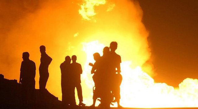 Siirt'te doğalgaz hattına saldırı Siirt'te doğalgaz hattına saldırı