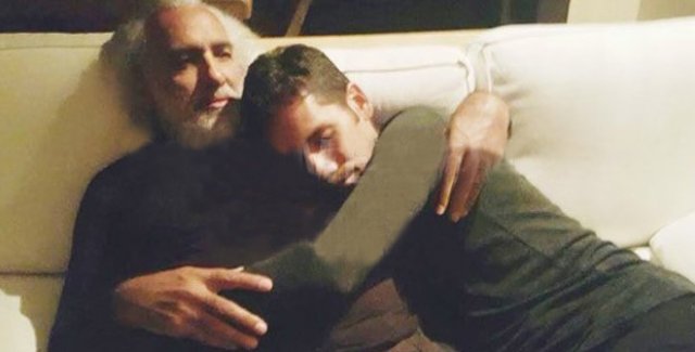 Sinan Çetin ile Rüzgar Çetin&#039;in ilk fotoğrafı
