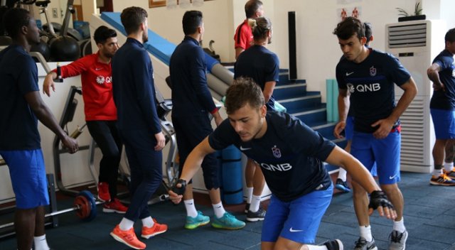 Trabzonspor'dan kuvvet çalışması Trabzonspor'dan kuvvet çalışması