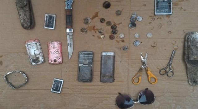 Yağmur suyu giderinden 'hazine' çıktı