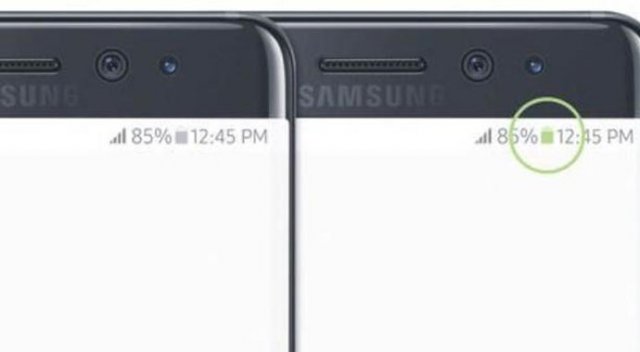 Yeşil pilli Note 7 değişime hazır