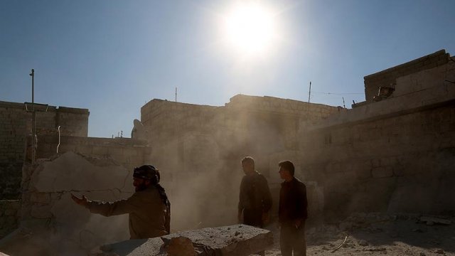 'Halep'te Türkmen mahalleleri tamamen yıkıldı' 'Halep'te Türkmen mahalleleri tamamen yıkıldı'