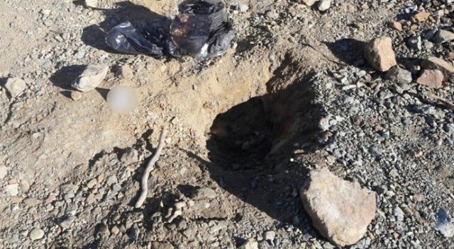 Adıyaman’da yola tuzaklanmış patlayıcı bulundu Adıyaman’da yola tuzaklanmış patlayıcı bulundu