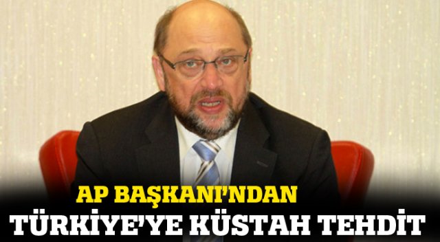 Avrupa Parlamentosu Başkanı Schulz'dan Türkiye’ye yaptırım tehdidi Avrupa Parlamentosu Başkanı Schulz'dan Türkiye’ye yaptırım tehdidi