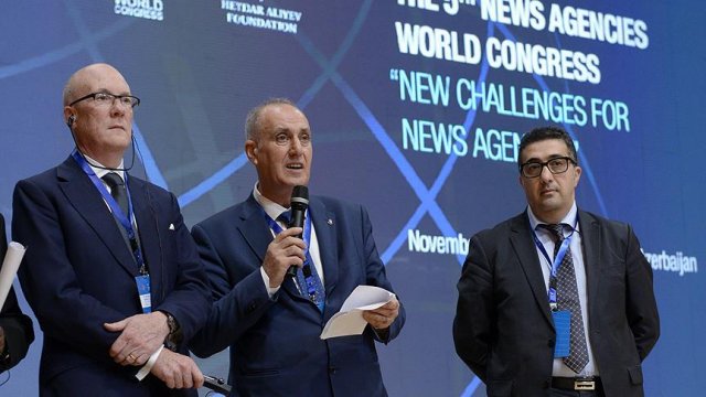AZERTAC Dünya Haber Ajansları Kongresi başkanlığını devraldı AZERTAC Dünya Haber Ajansları Kongresi başkanlığını devraldı